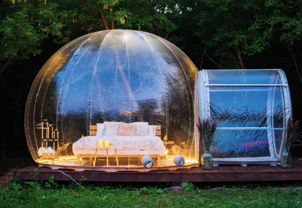 bubble tent dome outdoor